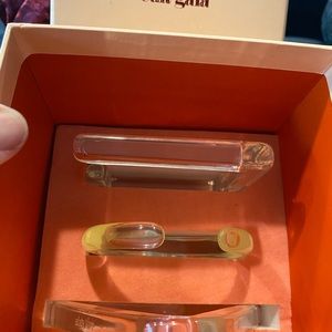 Cult Gaia clear trio bangles: worn once